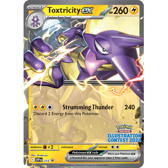 Pokémon Illustration Contest 2024 Sealed Pack of 3 Cards
