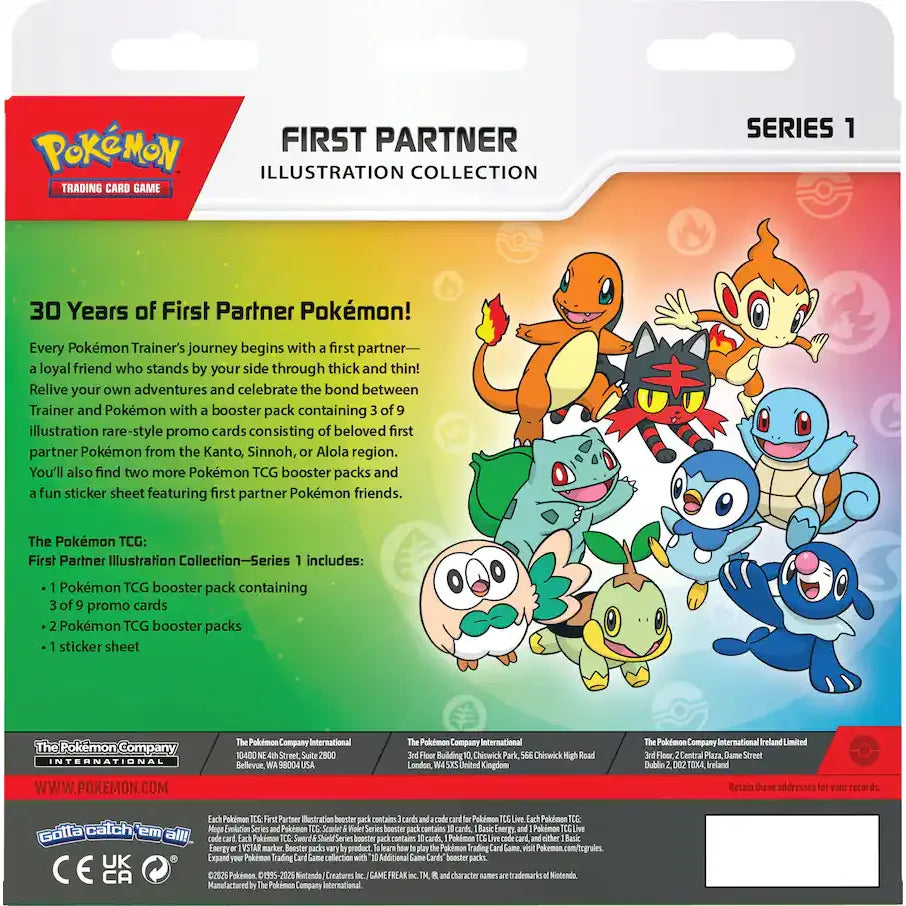 Pokemon First Partner Illustration Collection Series 1 Case (6 Units)