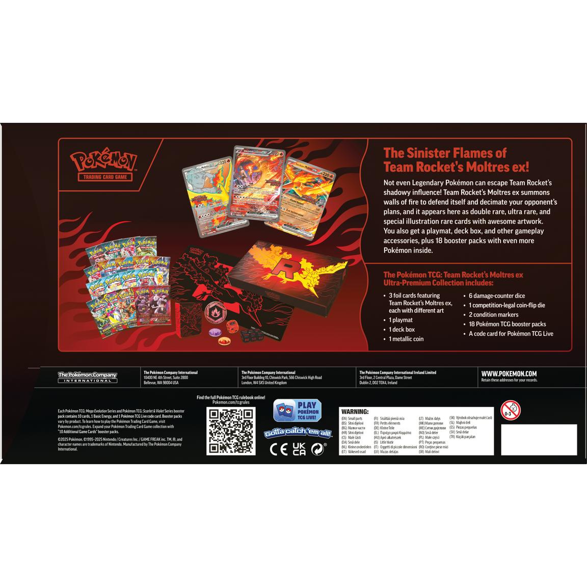 Team Rocket's Moltres ex Ultra Premium Collection (UPC)