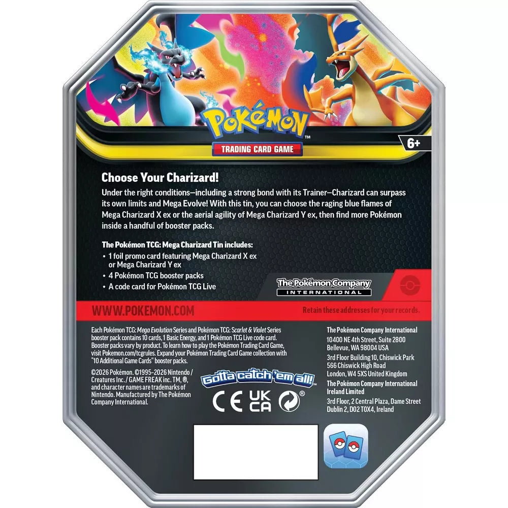 Mega Charizard Tin (Mega Charizard Y)